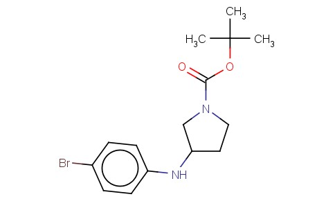 3-(4-BROMO-PHENYLAMINO)-PYRROLIDINE-1-CARBOXYLIC ACID TERT-BUTYL ESTER